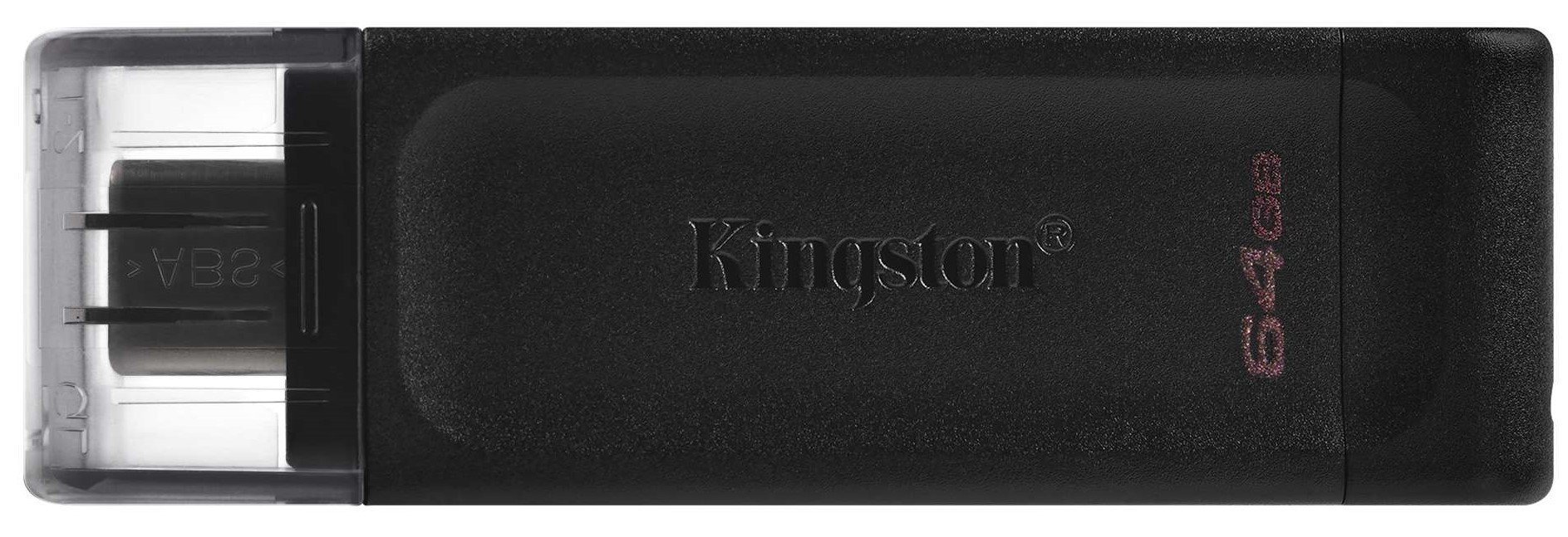 Флеш-накопичувач KINGSTON DataTraveler 70 DT70/64GB USB-C 3.2 Gen 1 - фото 1 - samsungshop.com.ua