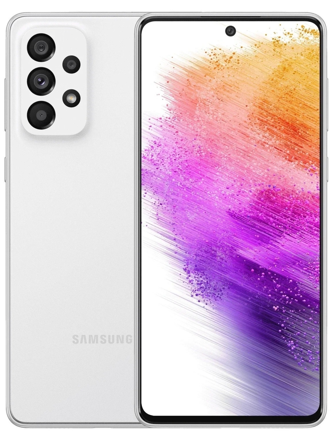 Смартфон Samsung A73 SM-A736 256Gb White - фото 1 - samsungshop.com.ua