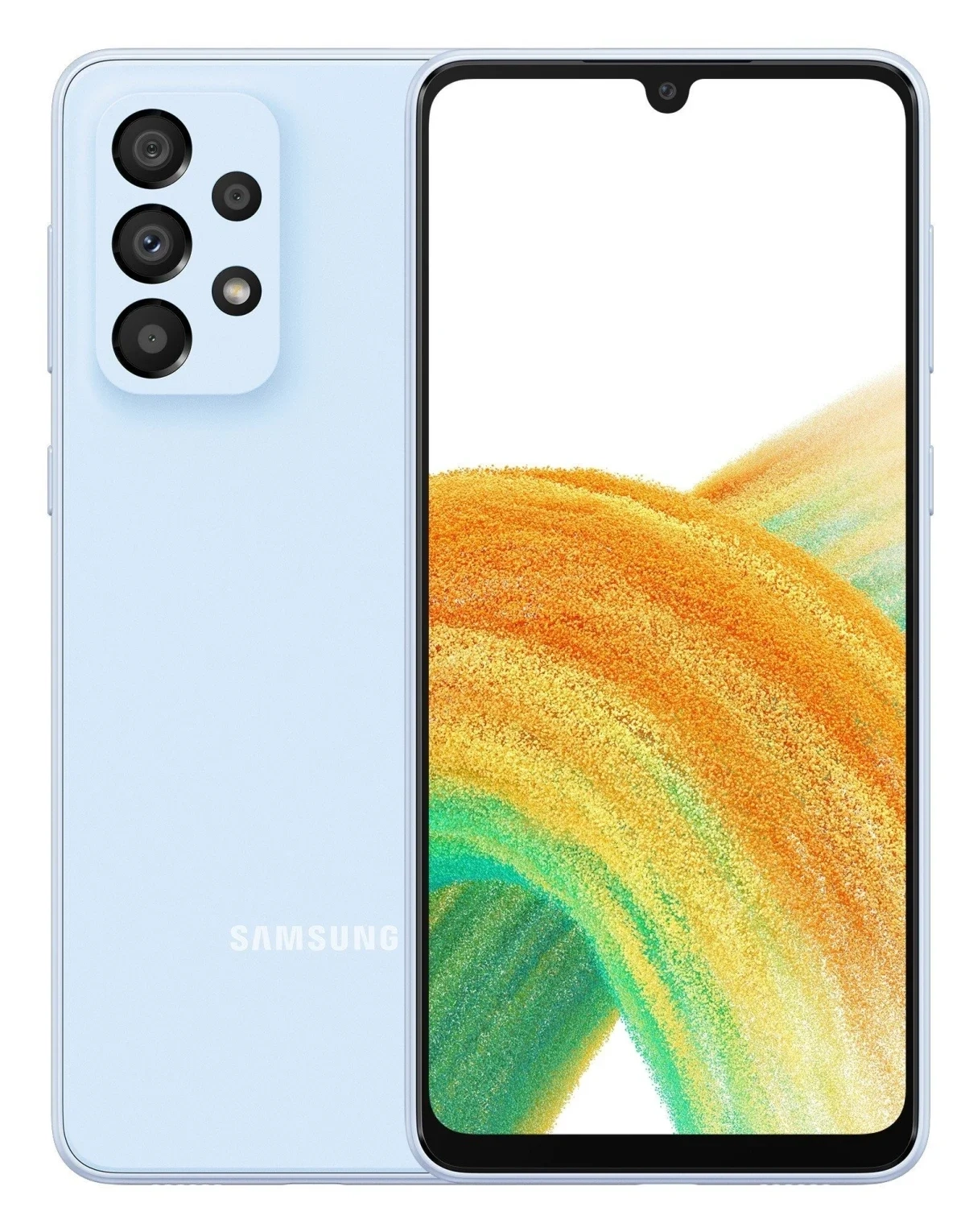 Смартфон Samsung A33 SM-A336 128Gb Light Blue - фото 1 - samsungshop.com.ua