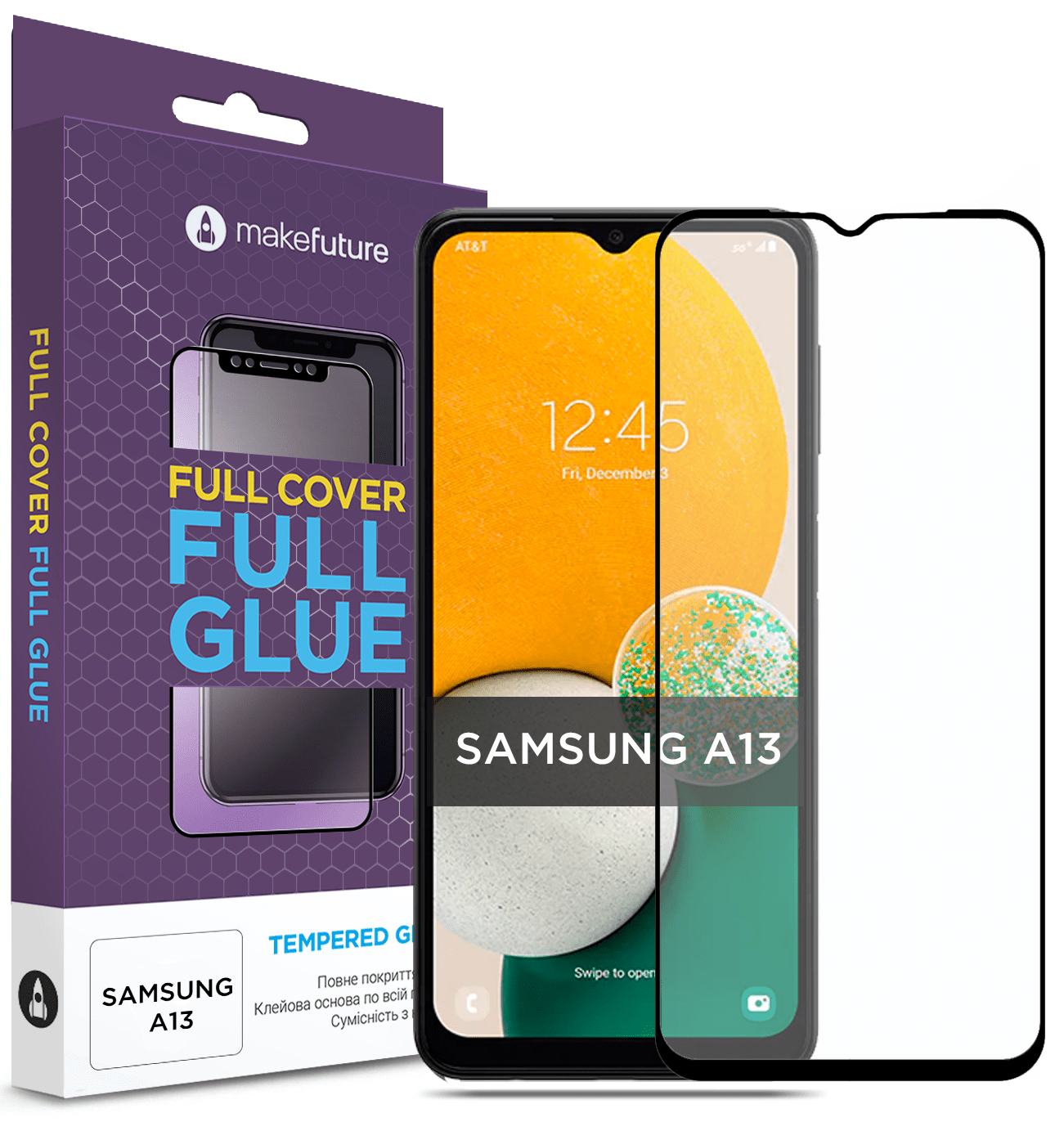 Защитное стекло MakeFuture FCFG (MGF-SA13) для Samsung A13 (A135) - samsungshop.com.ua