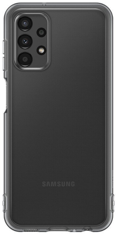 Samsung Soft Clear Cover Black (EF-QA135TBEGRU) для Samsung A13 (A135) - фото 1 - samsungshop.com.ua