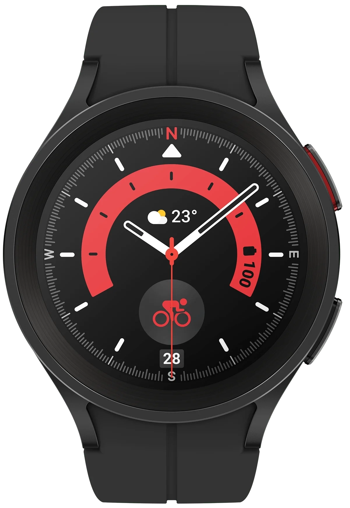 Смарт-годинник Samsung Galaxy Watch 5 Pro 45mm eSIM SM-R925 Black (SM-R925FZKASEK) - фото 1 - samsungshop.com.ua