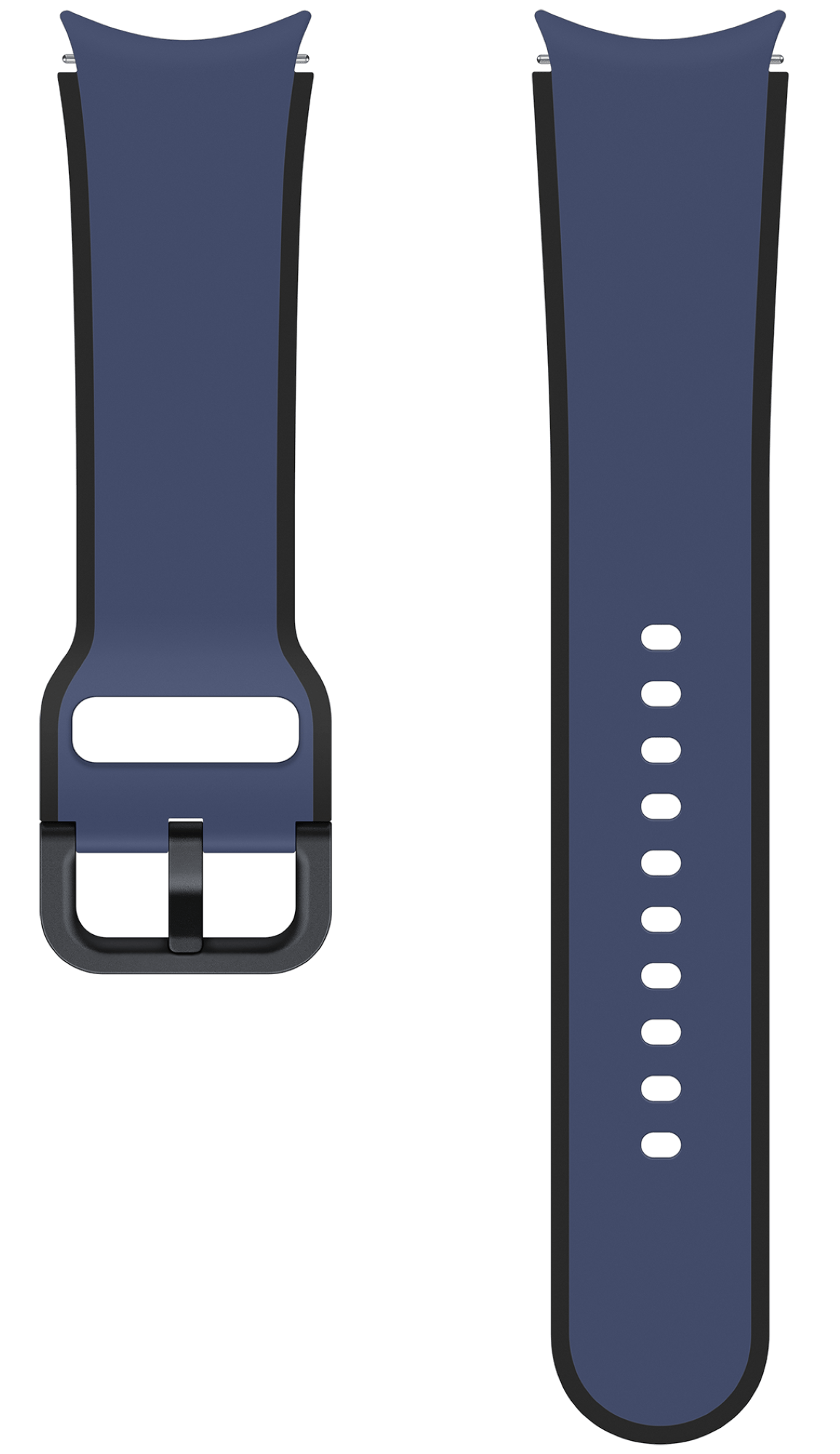 Ремінець Samsung Two-tone Sport Band (20mm, M/L) Navy (ET-STR91LNEGRU) для Samsung Galaxy Watch5 - samsungshop.com.ua