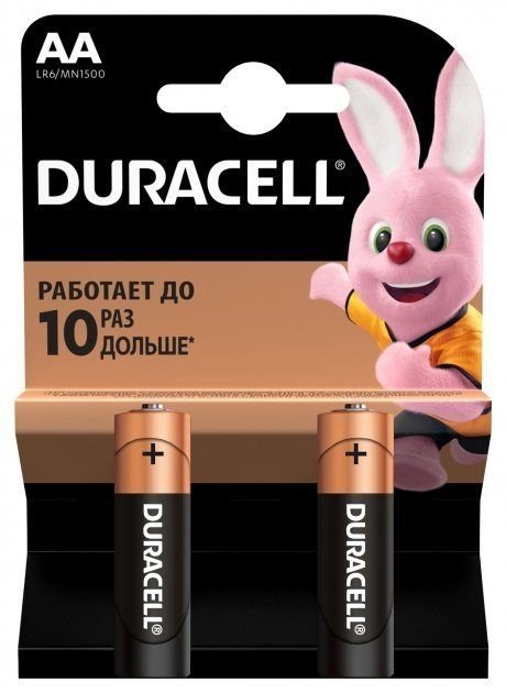 Батарейка DURACELL LR06 MN1500 1x2 шт. (6409640) - samsungshop.com.ua