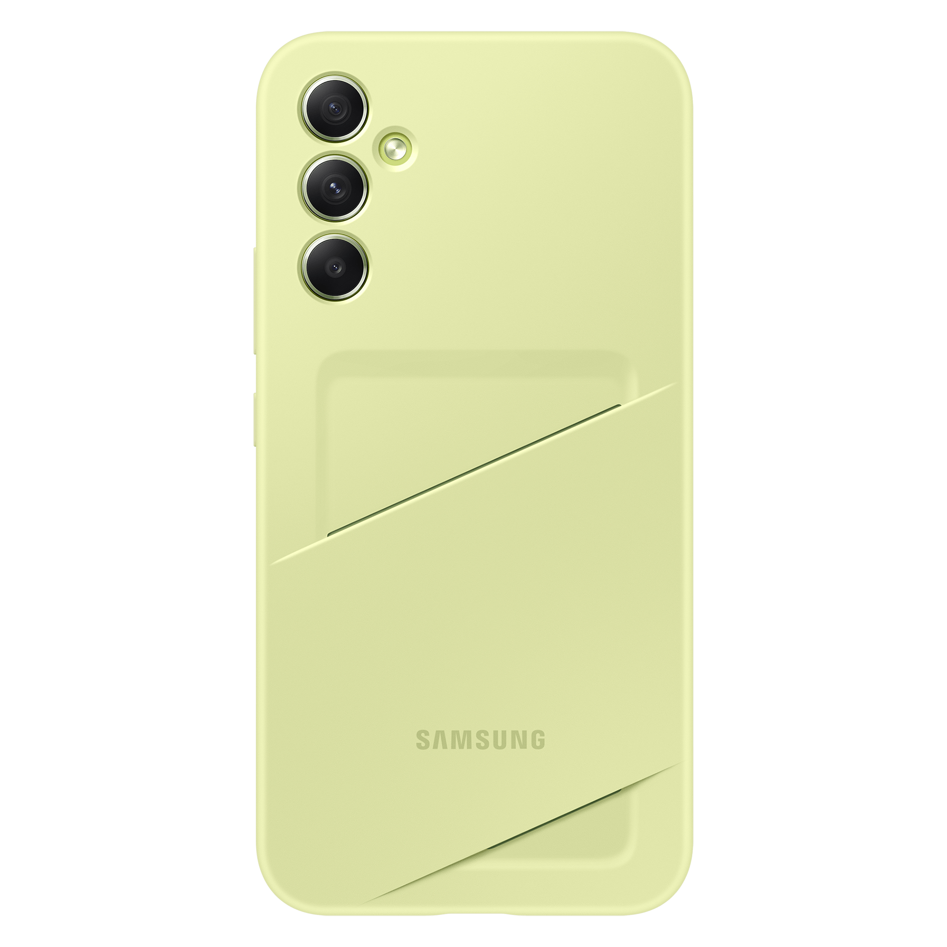Чохол Samsung Card Slot Case Lime (EF-OA346TGEGRU) для Samsung A34 (A346) - samsungshop.com.ua
