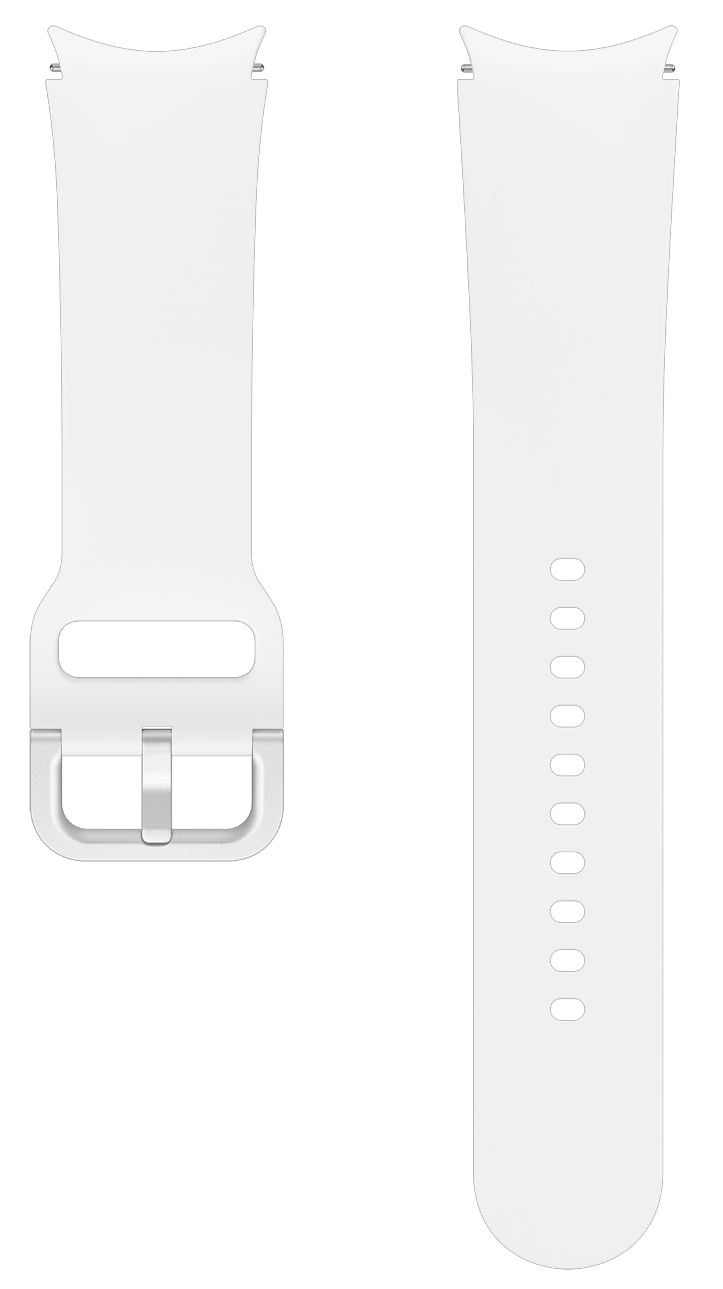 Ремінець Samsung Two-tone Sport Band (20mm, M/L) White (ET-SFR91LWEGRU) для Samsung Galaxy Watch 5 - samsungshop.com.ua