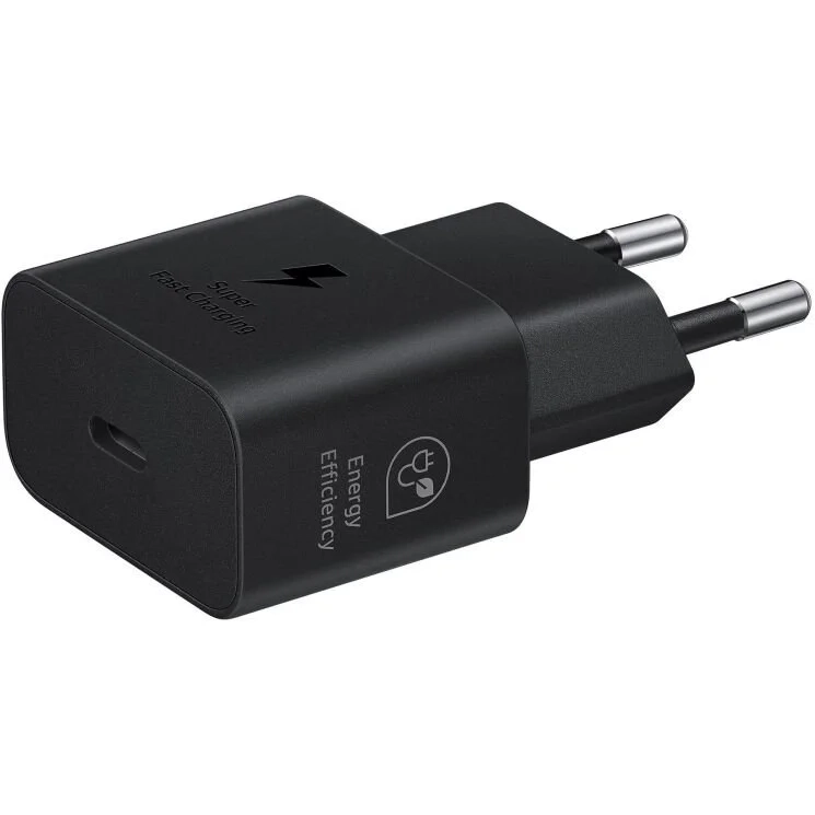 Мережевий З/П Type C 25W Power Adapter Black (w/o cable) (EP-T2510NBEGEU) SAMSUNG - samsungshop.com.ua