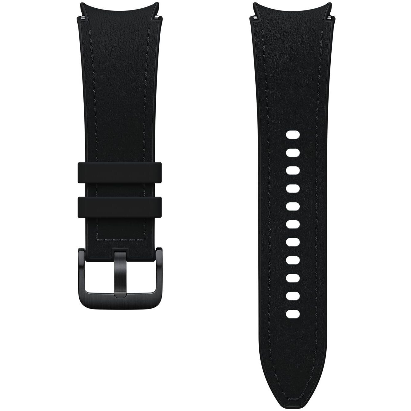 Ремешок для Samsung Galaxy Watch 6 Hybrid Leather Band (S/M) Black (ET-SHR95SBEGEU) Samsung - фото 1 - samsungshop.com.ua