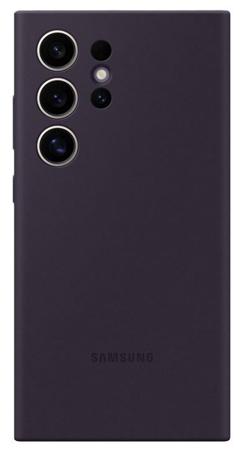 Чехол для Samsung S24 Ultra (S928) Silicone Case Dark Violet (EF-PS928TEEGWW) Samsung - фото 1 - samsungshop.com.ua