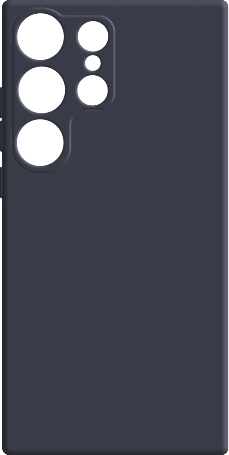 Чохол для Samsung S24 Ultra (S928) Silicone Black (MCL-SS24UBK) MAKE - Фото 1