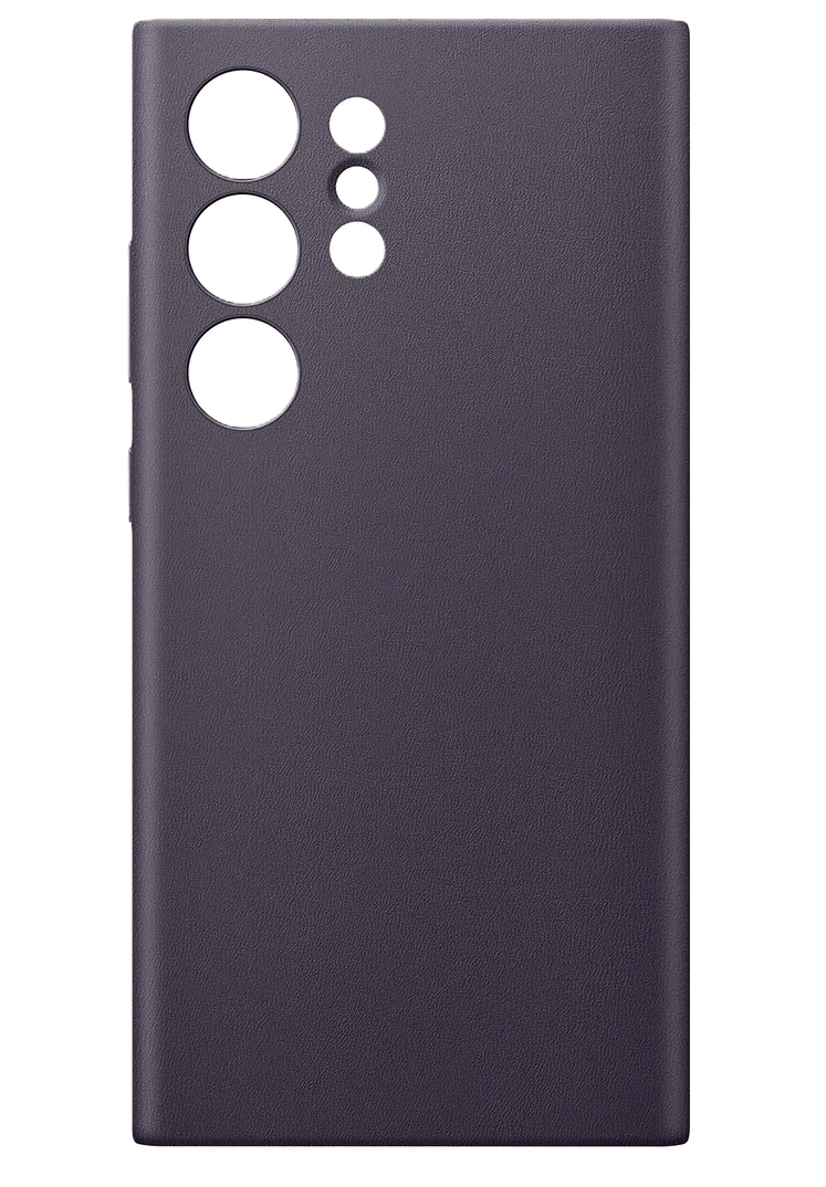 Чохол для Samsung S24 Ultra (S928) Vegan Leather Case Dark Violet (GP-FPS928HCAVW) Samsung - Фото 1