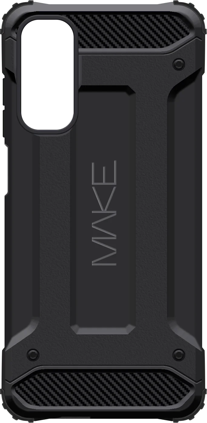 Чохол для Samsung A05s (A057) Panzer Black (MCN-SA05SBK) MAKE - Фото 1