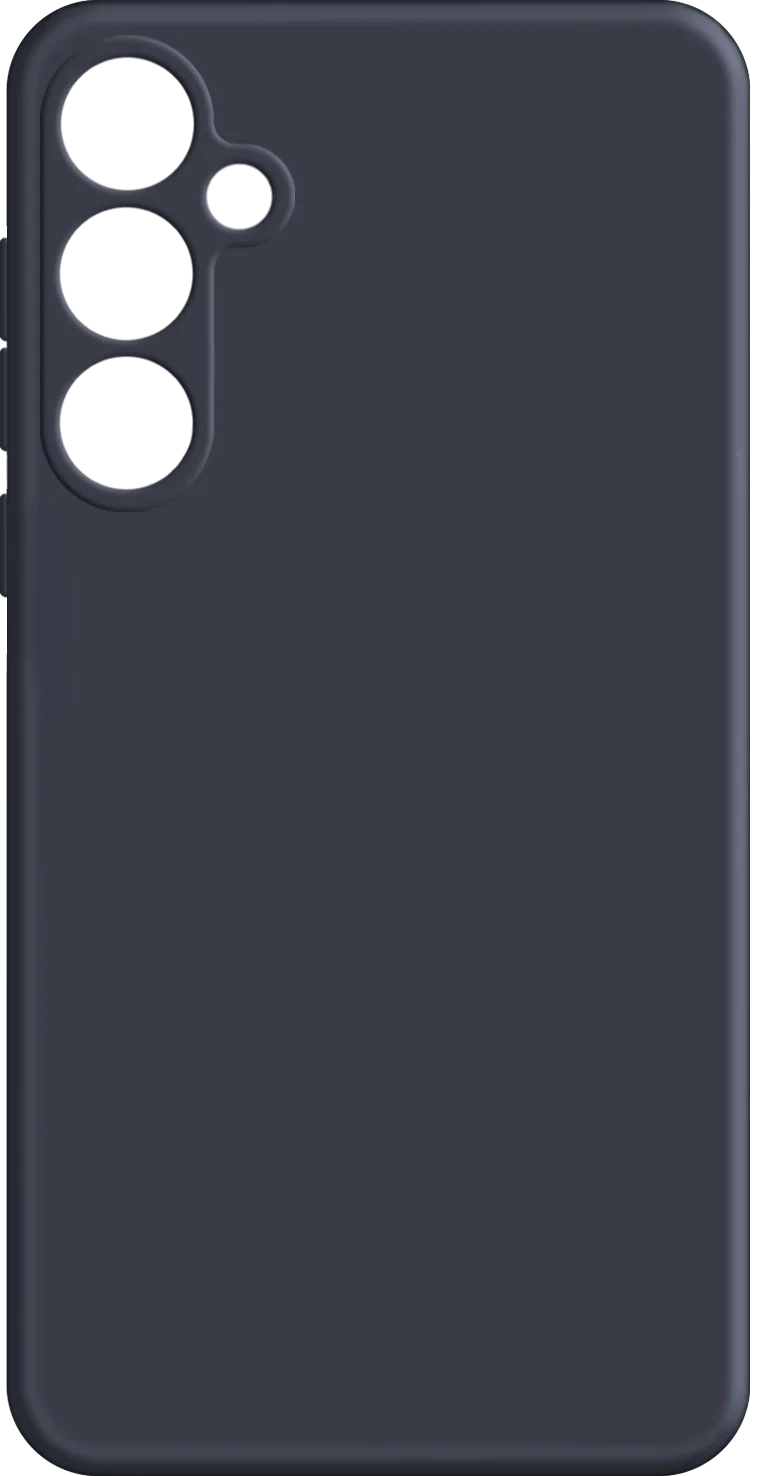 Чехол для Samsung A35 (A356) Silicone Black (MCL-SA35BK) MakeFuture - Фото 1