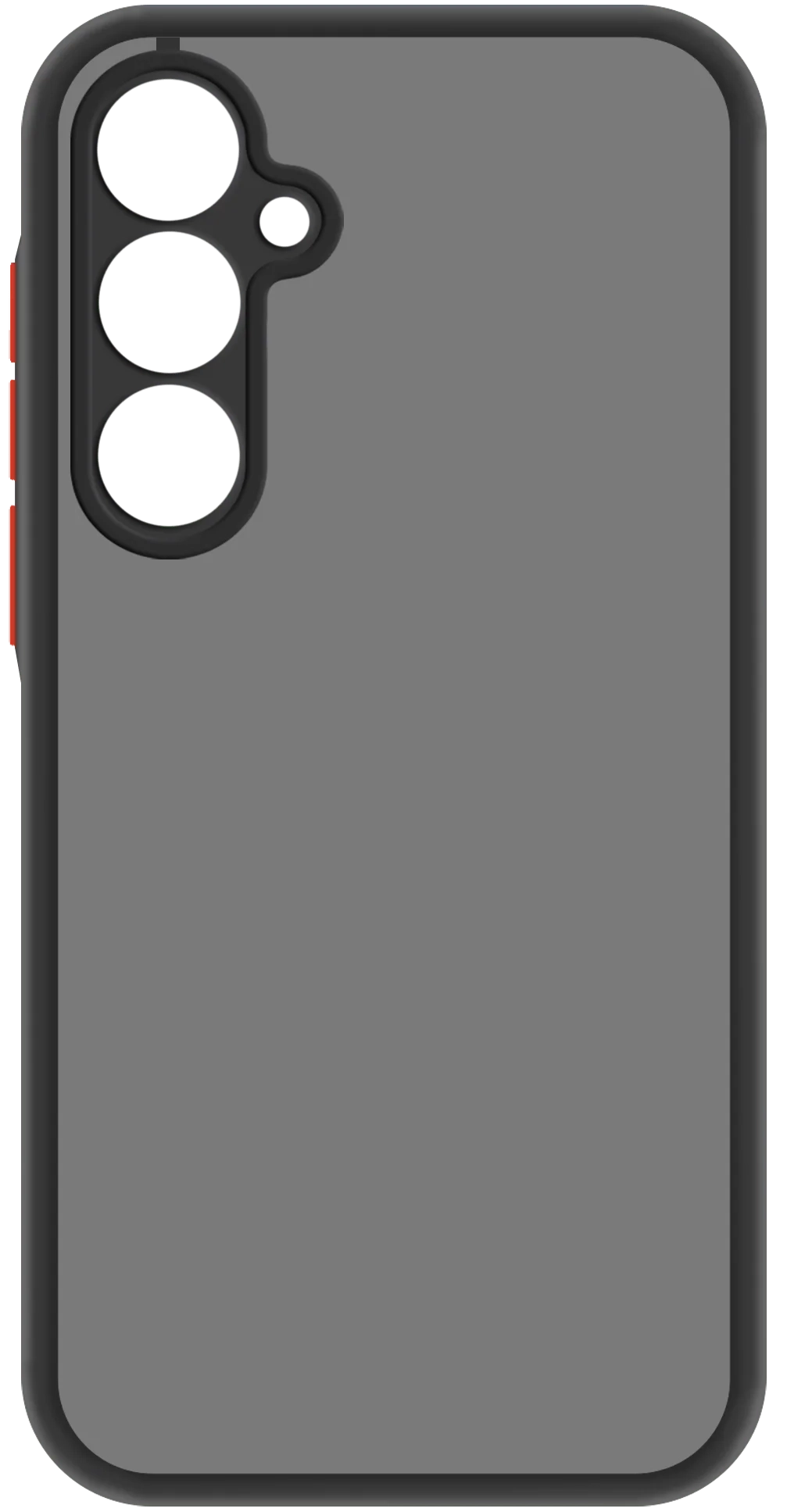 Чохол для Samsung A55 (A556) Frame (Matte PC+TPU) Black (MCF-SA55) MAKE - Фото 1