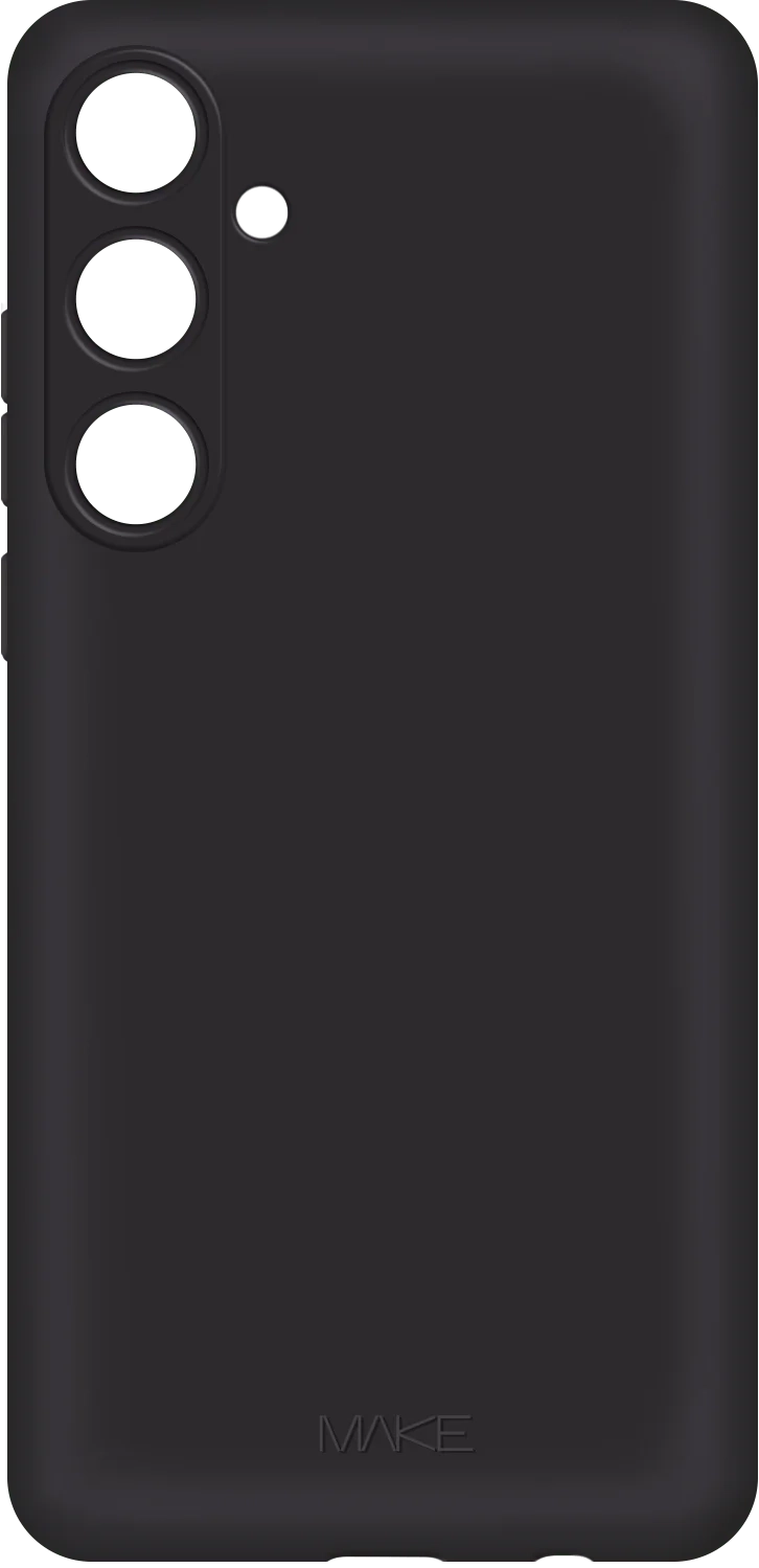 Чохол для Samsung A55 (A556) Skin (Matte TPU) Black (MCS-SA55) MAKE - Фото 1