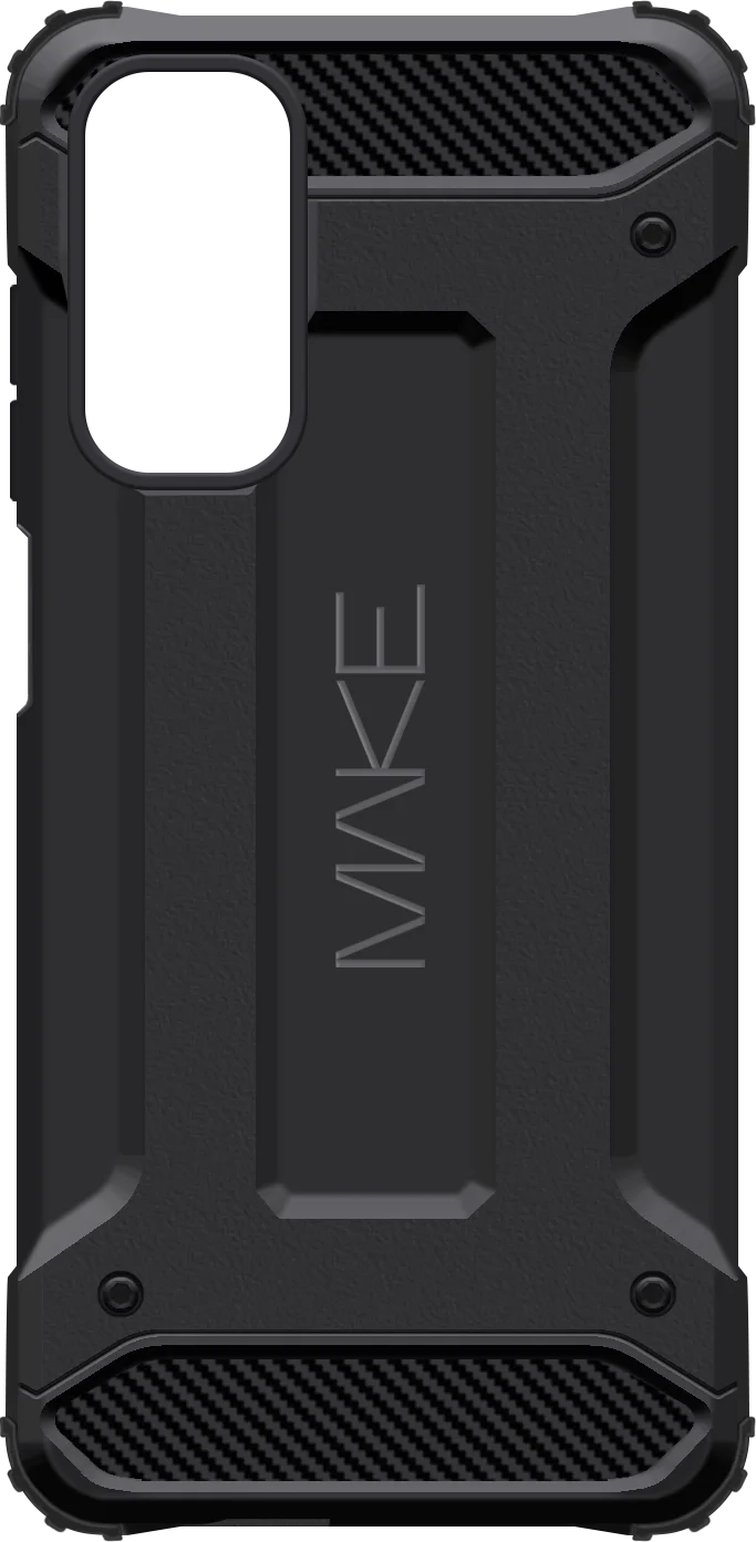 Чехол для Samsung A15 (A156) Panzer Black (MCN-SA15BK) MakeFuture - Фото 1