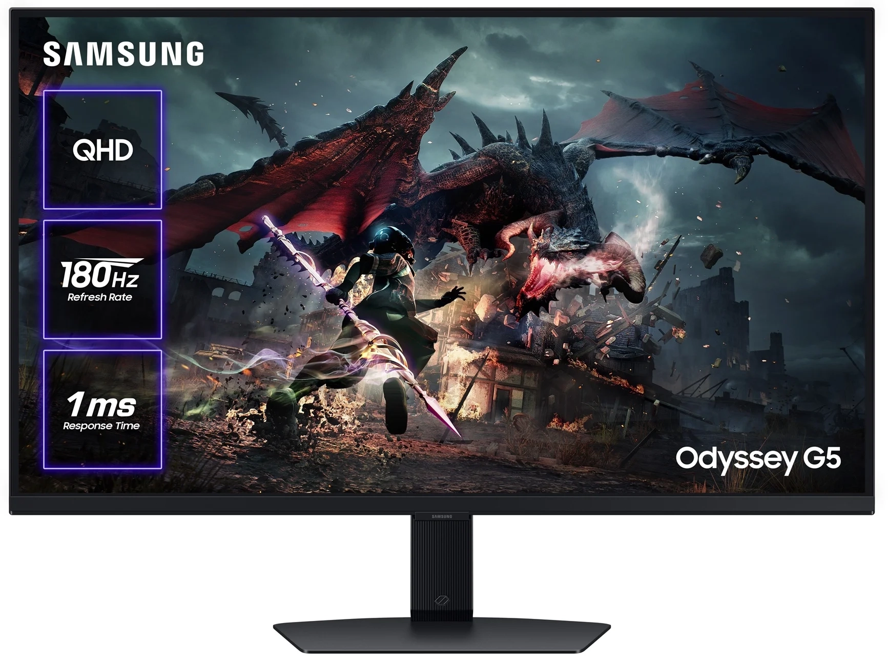 Монітор Samsung Odyssey G5 LS32DG500EIXCI - Фото 1