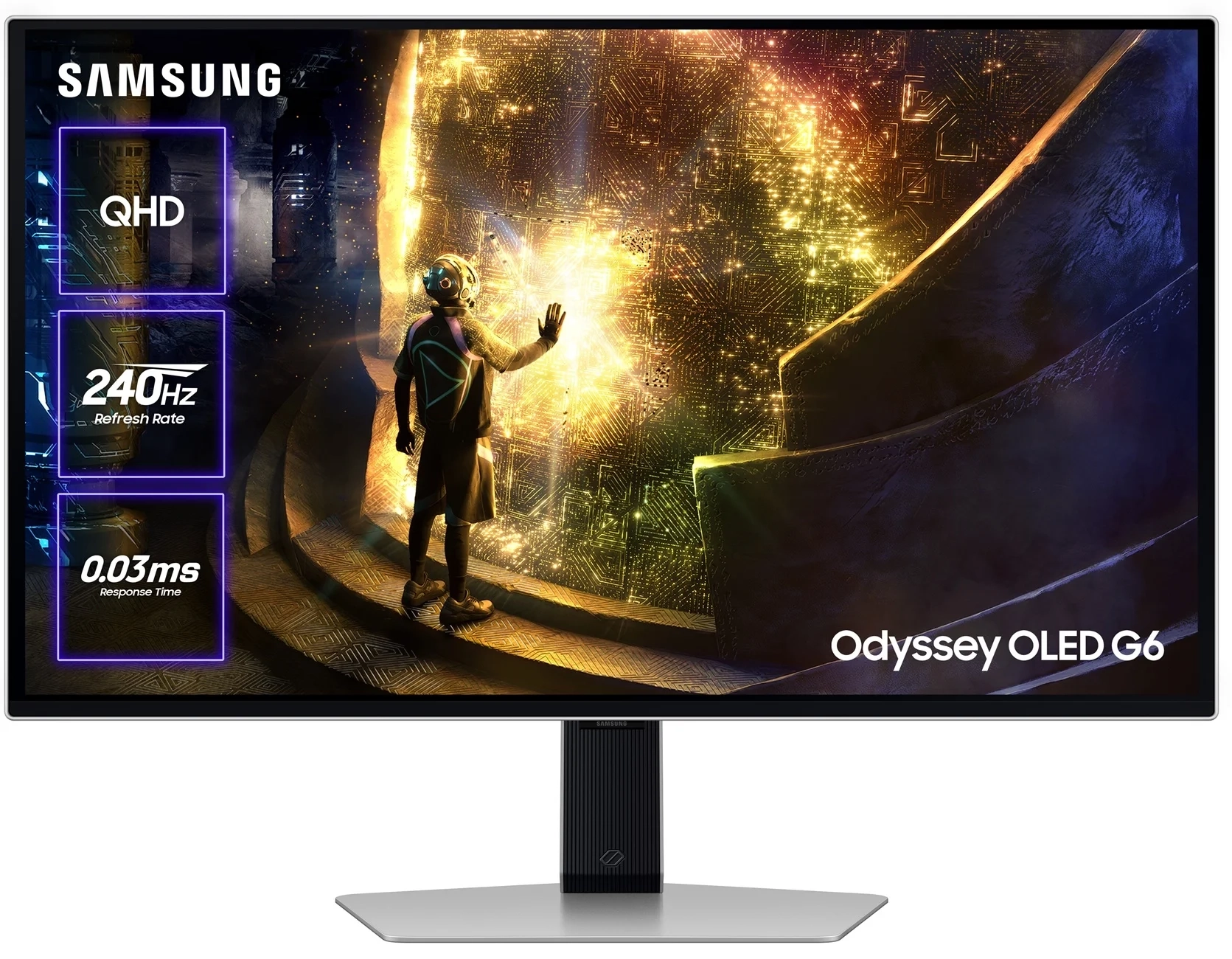 Монітор 27" Samsung Odyssey OLED G6 LS27DG612SIXCI - Фото 1