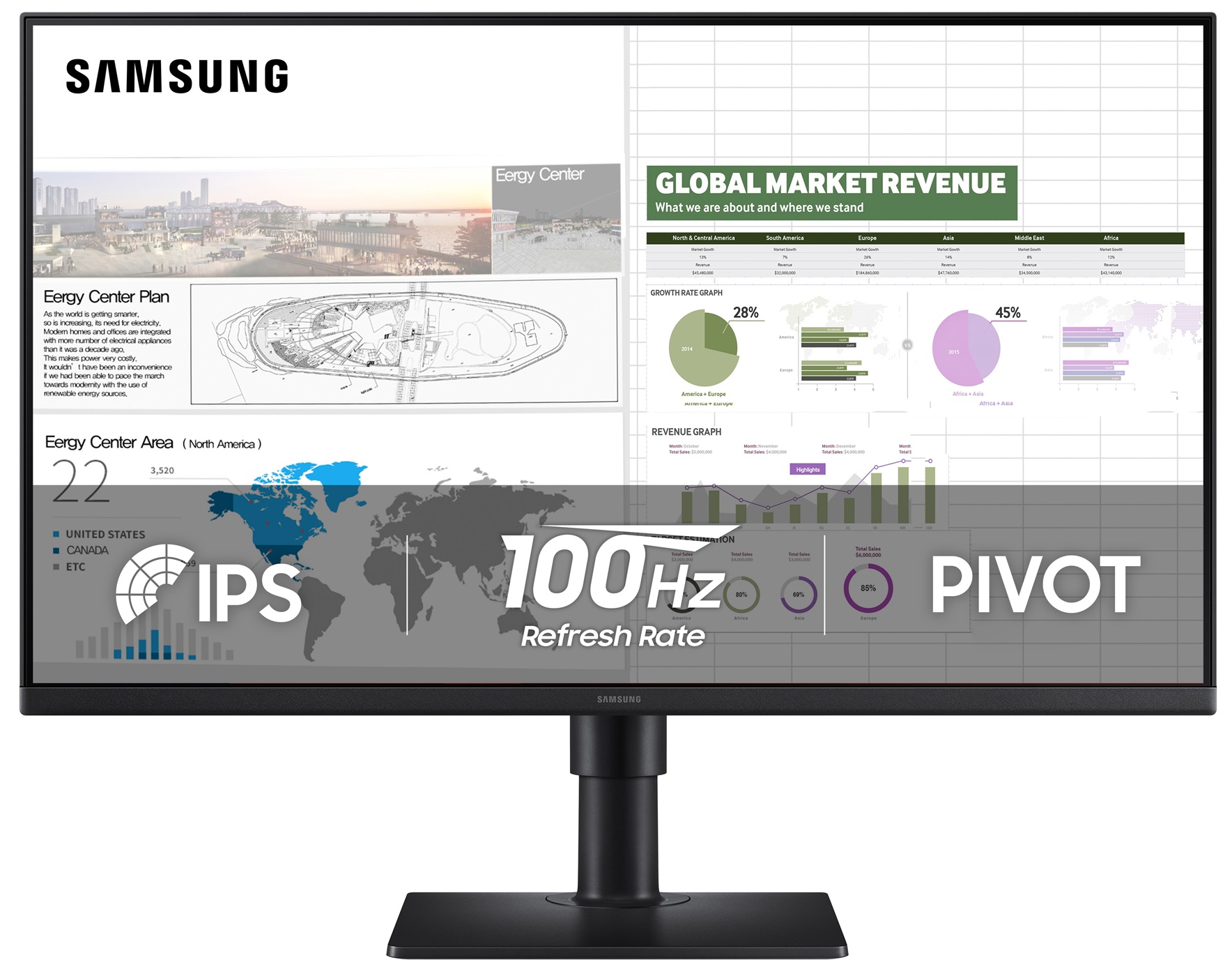 Монітор 27" Samsung S27D400 LS27D400GAIXCI - Фото 1 Монітор 27" Samsung S27D400 LS27D400GAIXCI - Фото 1