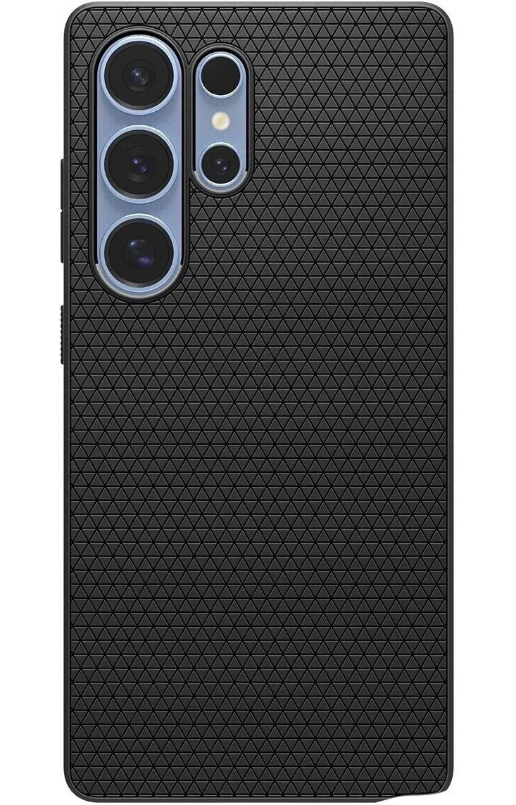 Чохол для Samsung S25 Ultra (S938) Liquid Air Matte Black (ACS08953) Spigen - Фото 1