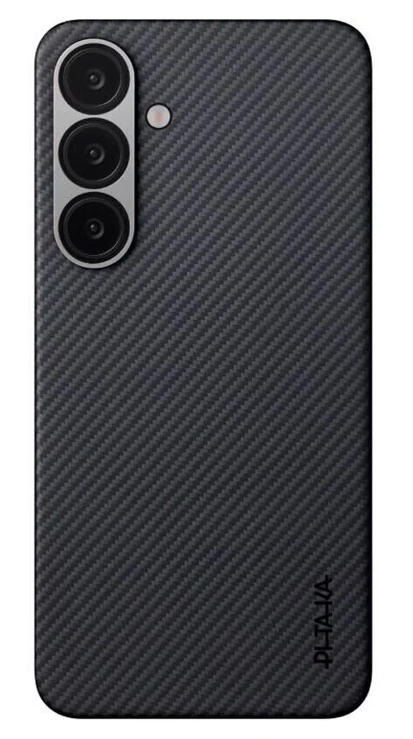 Чохол для Samsung S25 (S931) Ultra-Slim Case Classic Twill 600D Black/Grey (KS2501) Pitaka - Фото 1